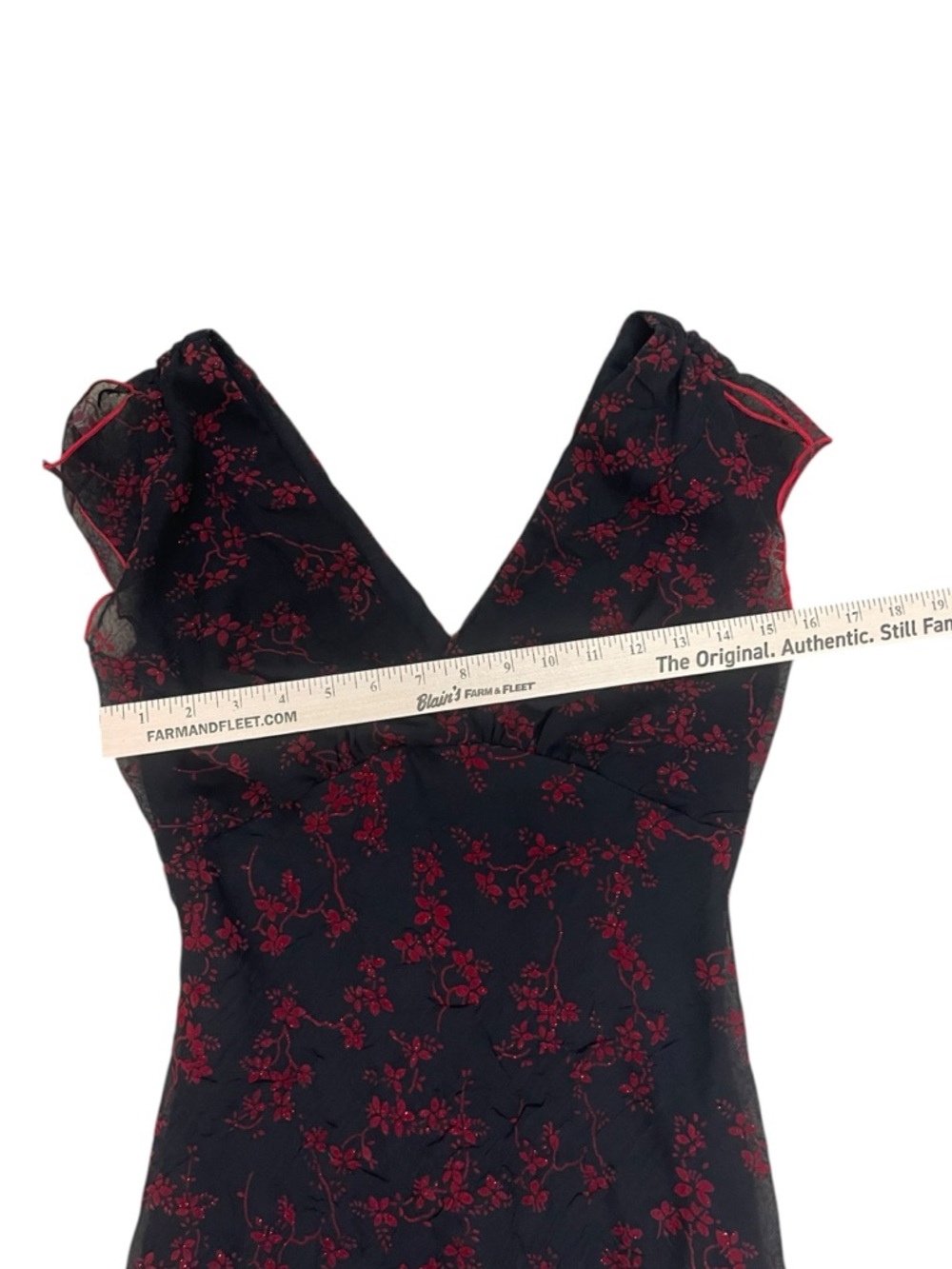 Vintage Y2K Speechless Black Floral Whimsigoth Dark Romance Grunge Midi Dress - Picture 3 of 6